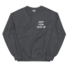 Load image into Gallery viewer, Keep Your Head Up Unisex Sweatshirt