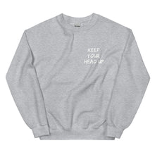 Load image into Gallery viewer, Keep Your Head Up Unisex Sweatshirt