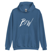Load image into Gallery viewer, B2W White Signature Unisex Hoodie