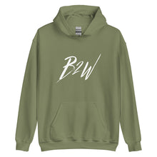 Load image into Gallery viewer, B2W White Signature Unisex Hoodie