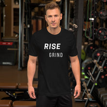 Load image into Gallery viewer, Rise + Grind Unisex T-shirt